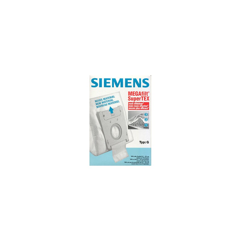 Siemens Staubsaugersäcke Typ G G155541