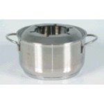 Fleischfondue Topf Chrom