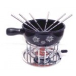Käsefondueset schwarz