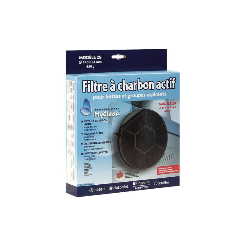 Dampfabzug,Rundfilter,Kohlefilter,Typ28,