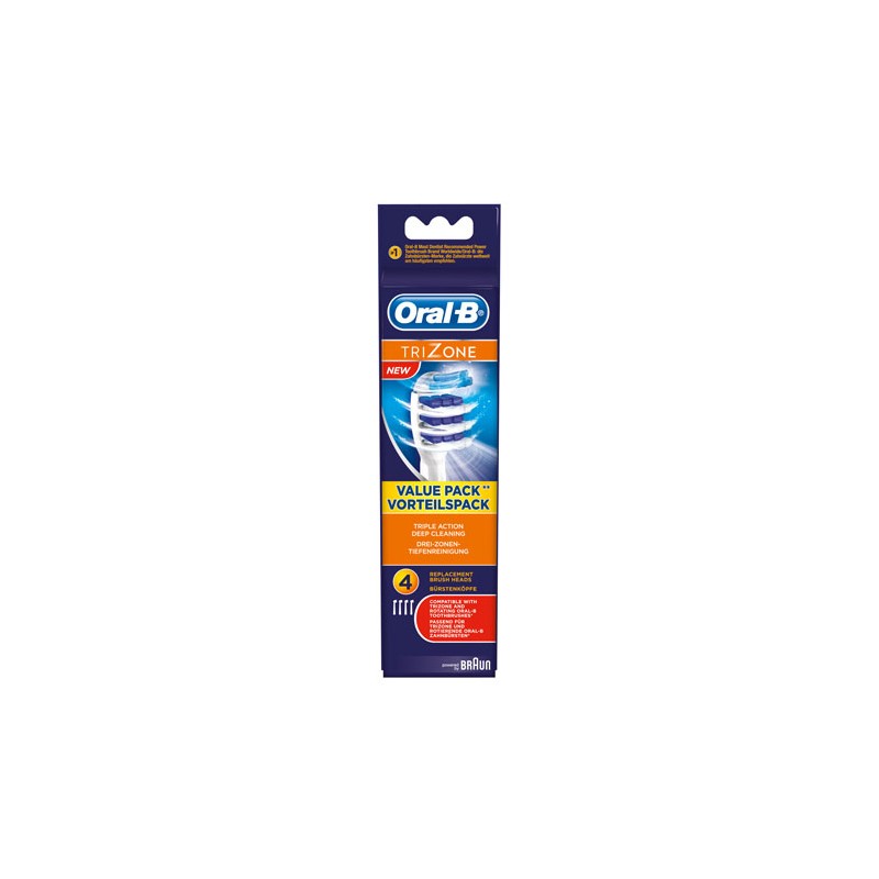 Braun Zahnbürsten OralB Trizone 4er