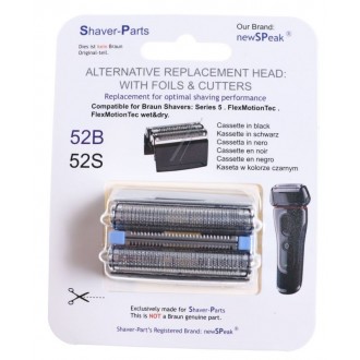 Alternativ Braun Scherteile Kassette 52B