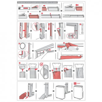 Fenster Kit Electrolux Klimagerät R417026