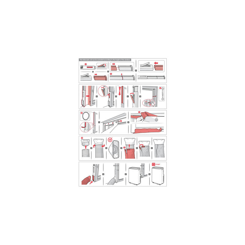 Fenster Kit Electrolux Klimagerät R417026