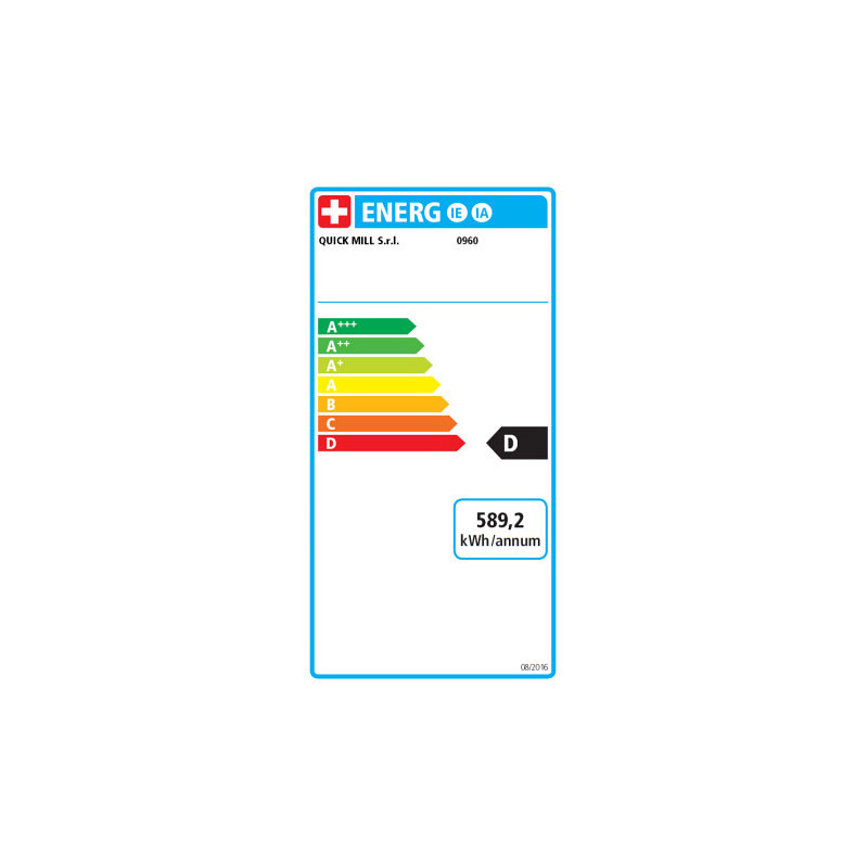 Quick Mill Espressomaschine 0960 Carola schwarz