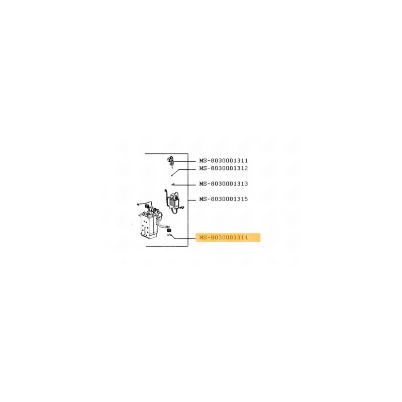 Krups Nespresso Pin U829866 Pos 1314