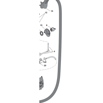 Braun Bügeleisen Kabel AS00005832