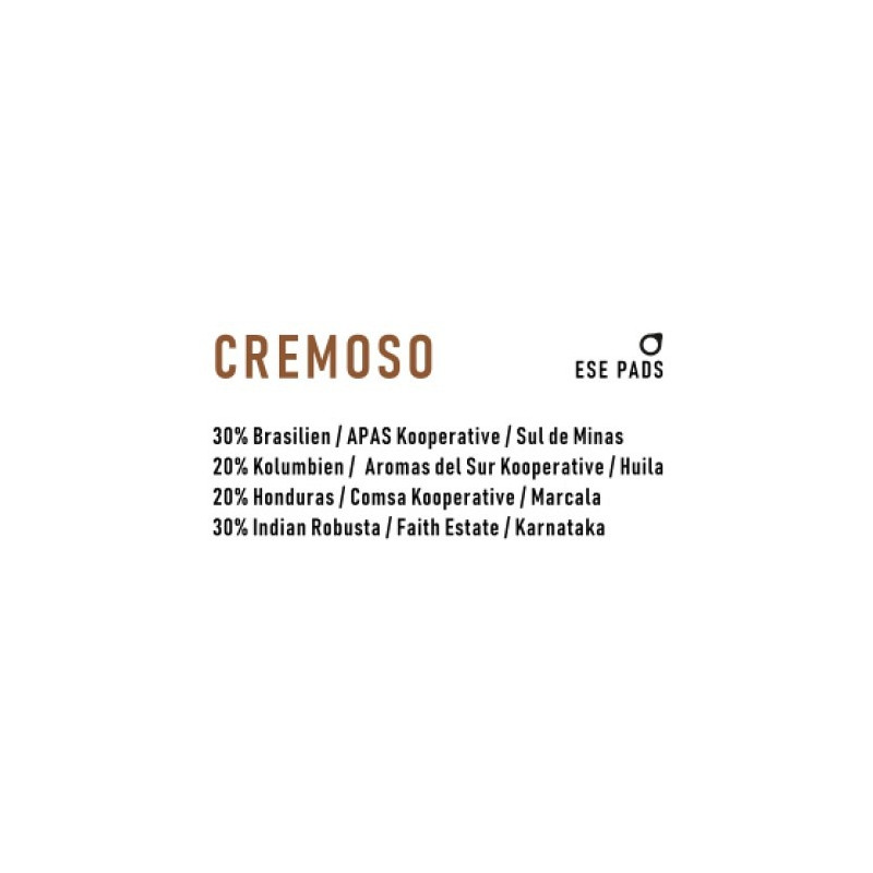 Capra Cafe Cremoso E.S.E. Pads