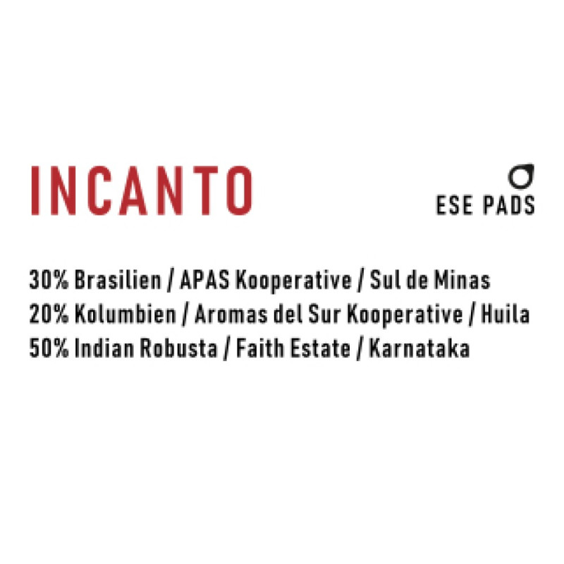 Capra Cafe Incanto E.S.E. Kaffee Pad