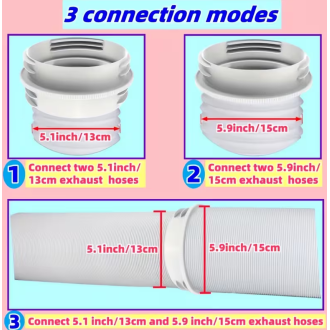 Universal Klimagerät Schlauchverbindung 15cm